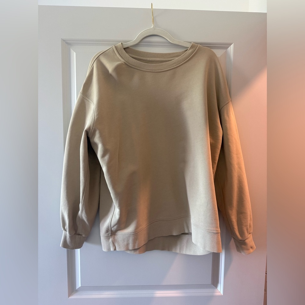 Lululemon Classic Crewneck Sweatshirt in Beige - 6
